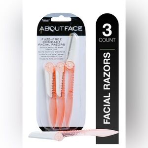 Kai About Face Fuzz-Free Folding Facial Groomer (3 Per Package)